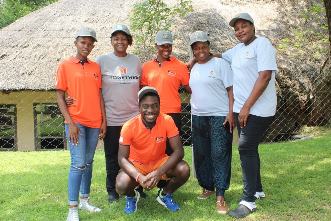 Team group photo at Life Choices Camp