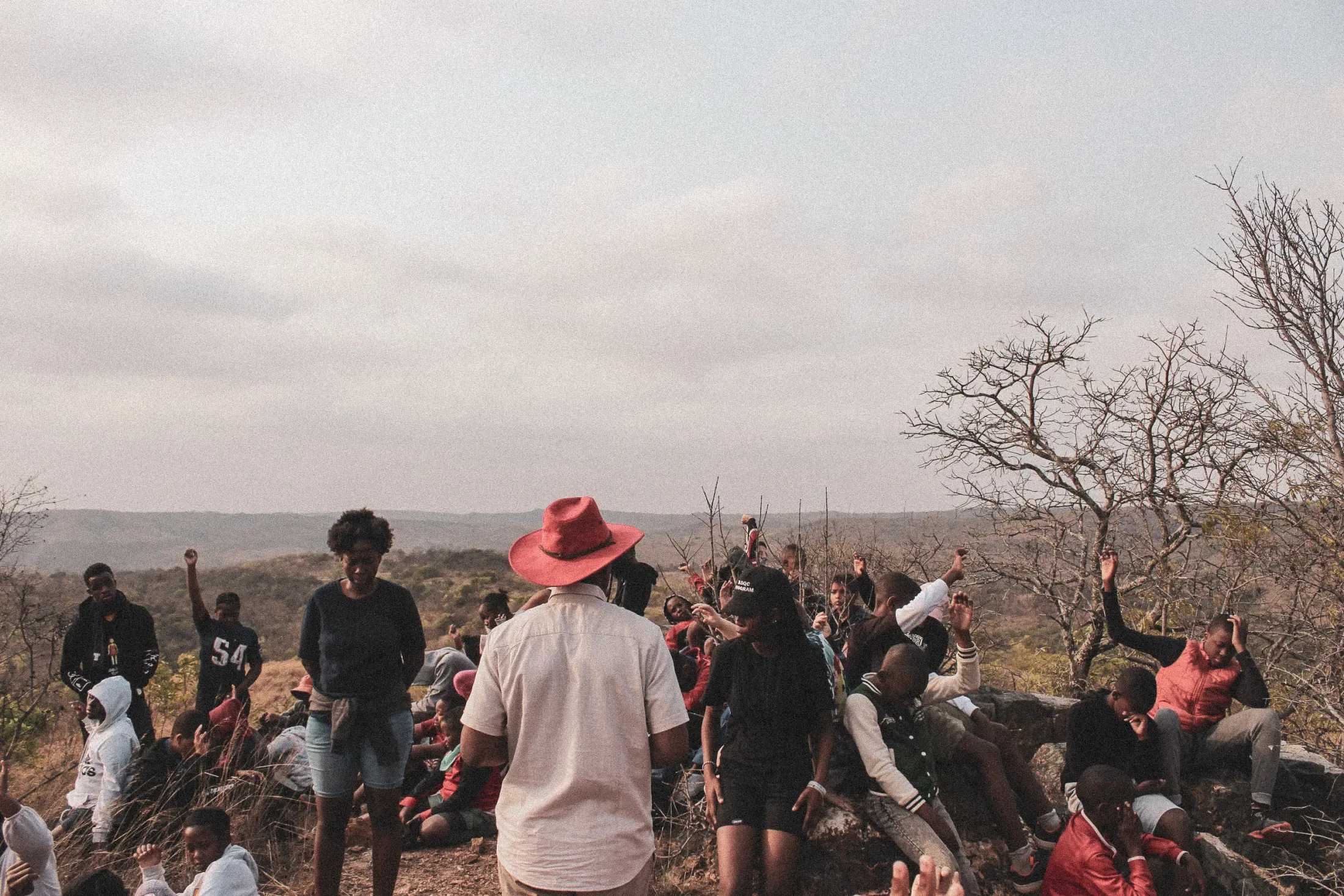 Young people gathered during a YFC Zimbabwe ministry moment